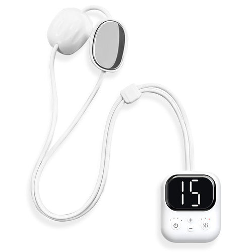 White neck massager with two pads