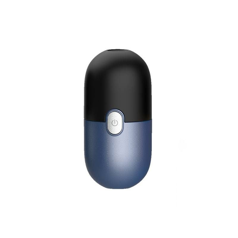 Black and blue capsule mini electric shaver