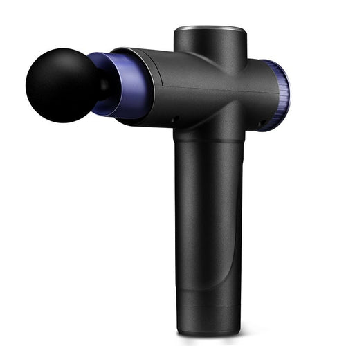 Black handheld massage gun