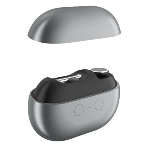 Grey portable electric nail clipper
