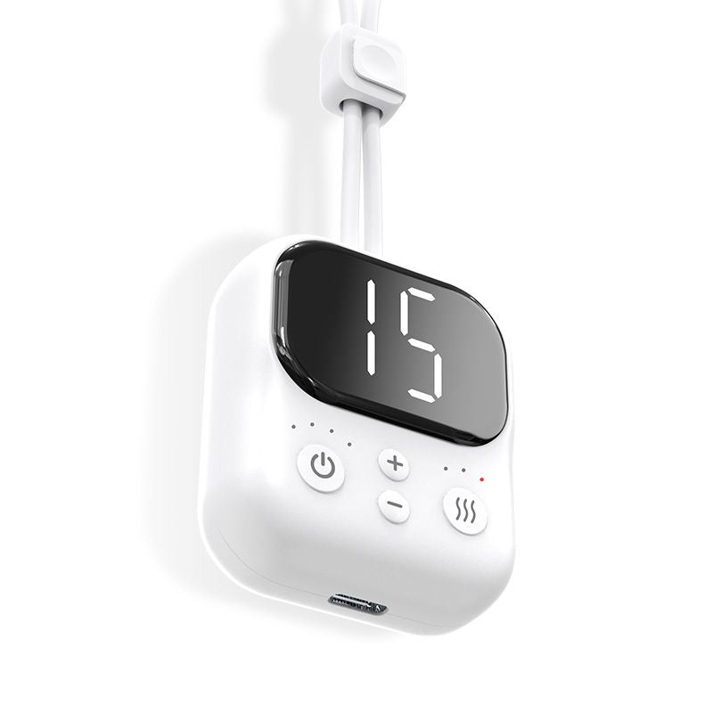 Neck massager control unit with LED display
