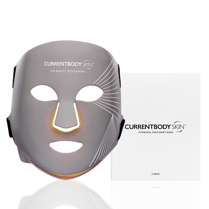 CurrentBody Skin LED Multilight Mask & Face Hydrogels (5 Pack) – image 1
