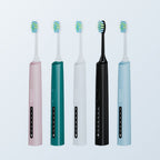 Sonic electric toothbrush colour options on a cool grey background